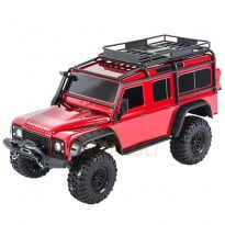 TRX-4 1/10 4WD RTR Land Rover Defender D110 Scale Trail Crawler Red Edition w/ TQi  Link