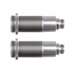 13x36mm Shock Body 2 pcs Silver For RC10T6.2 RC10SC6.2